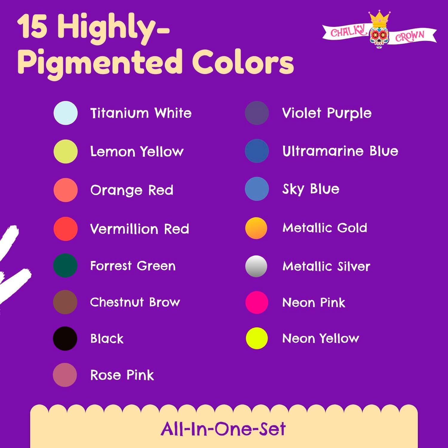 Fabric Paint (15pcs)