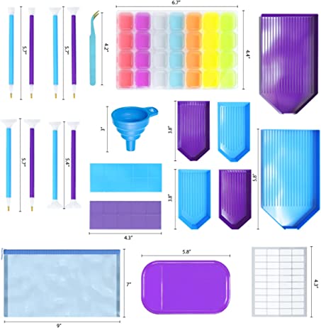 Diamond Painting Accessories (41 Pcs)