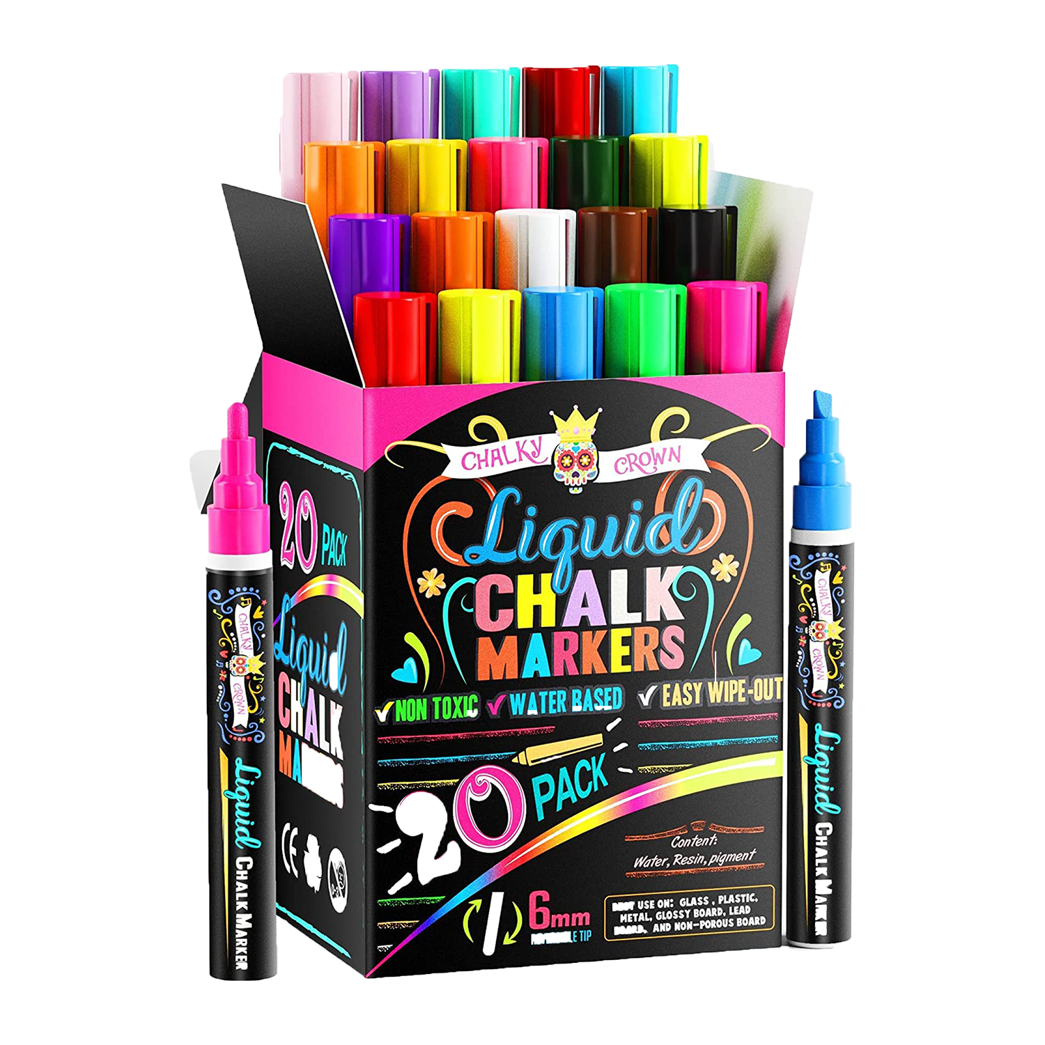 Bold Chalk Markers (20 Pack)