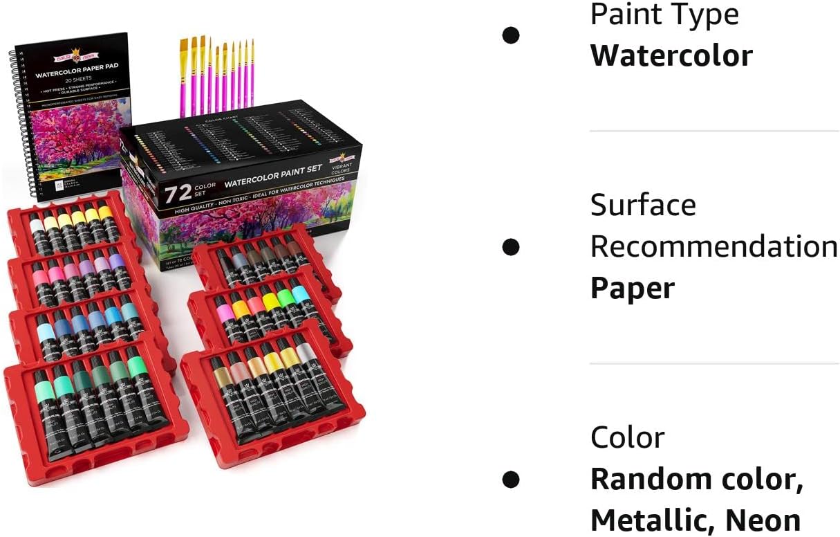 Watercolor Paint Set