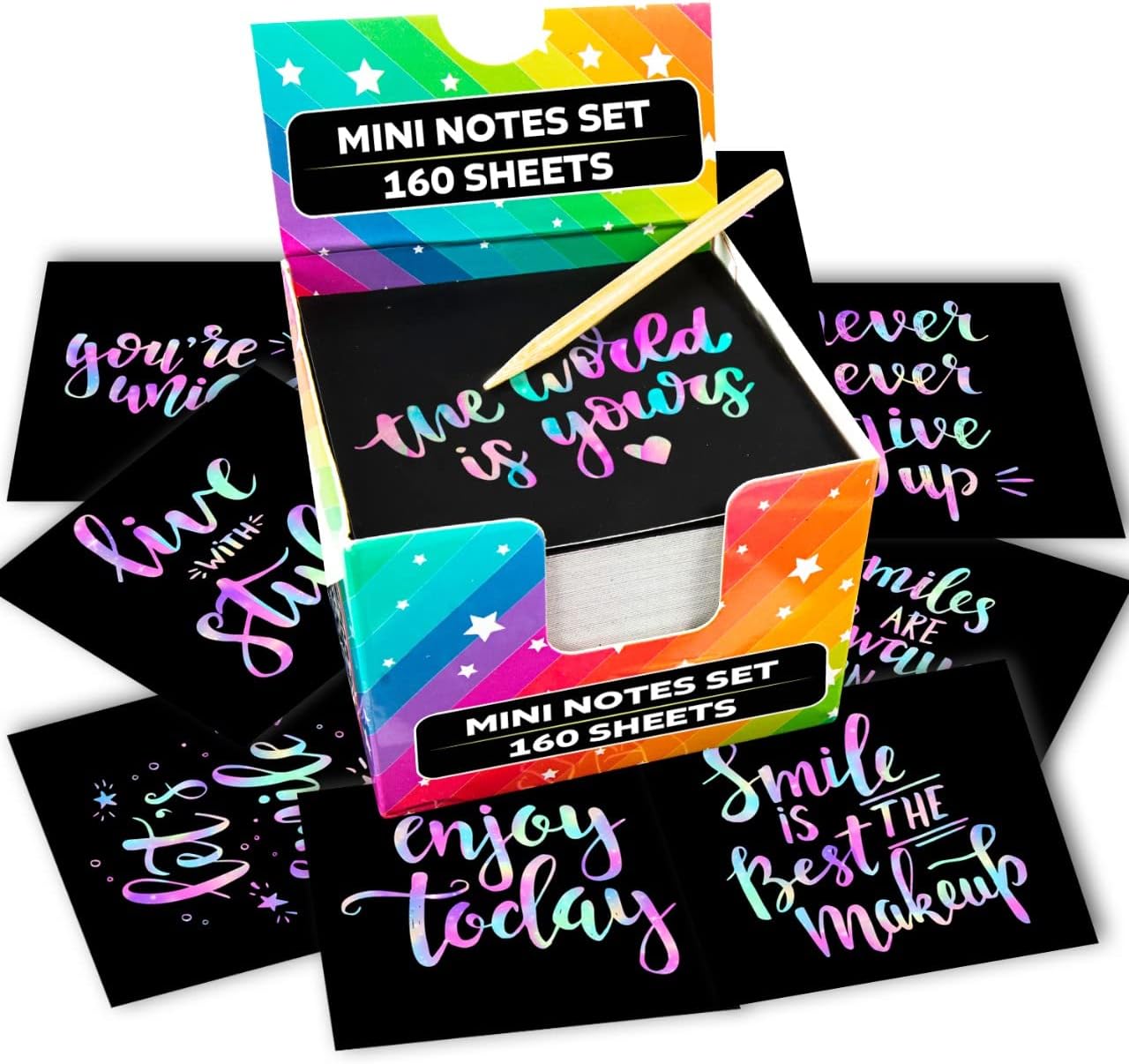 Scratch Paper Mini Notes (160 pcs)