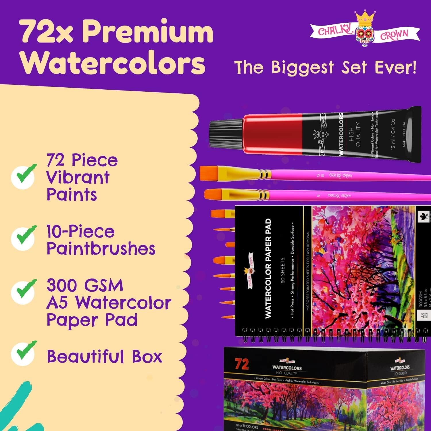 Watercolor Paint Set