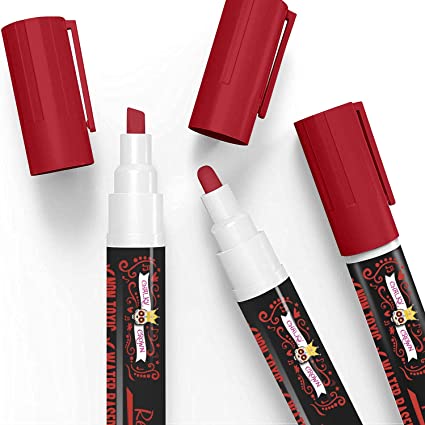 Red Liquid Chalk Marker (5 Pack)