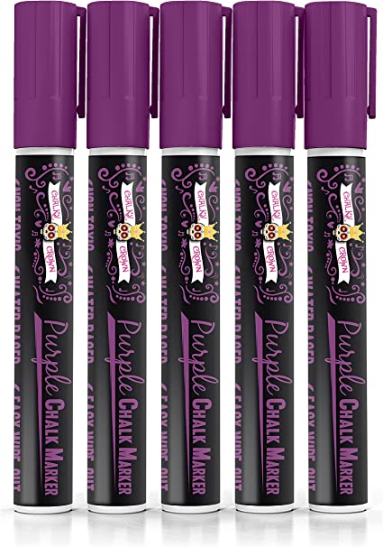 Purple Liquid Chalk Marker (5 Pack)