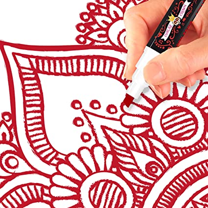 Red Liquid Chalk Marker (5 Pack)