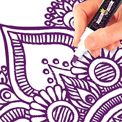 Purple Liquid Chalk Marker (5 Pack)