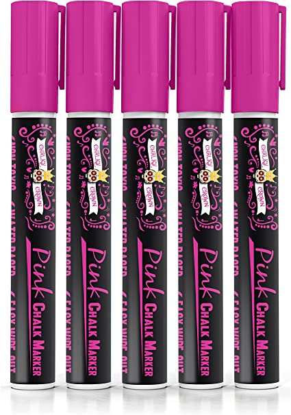 Pink Liquid Chalk Marker (5 Pack)