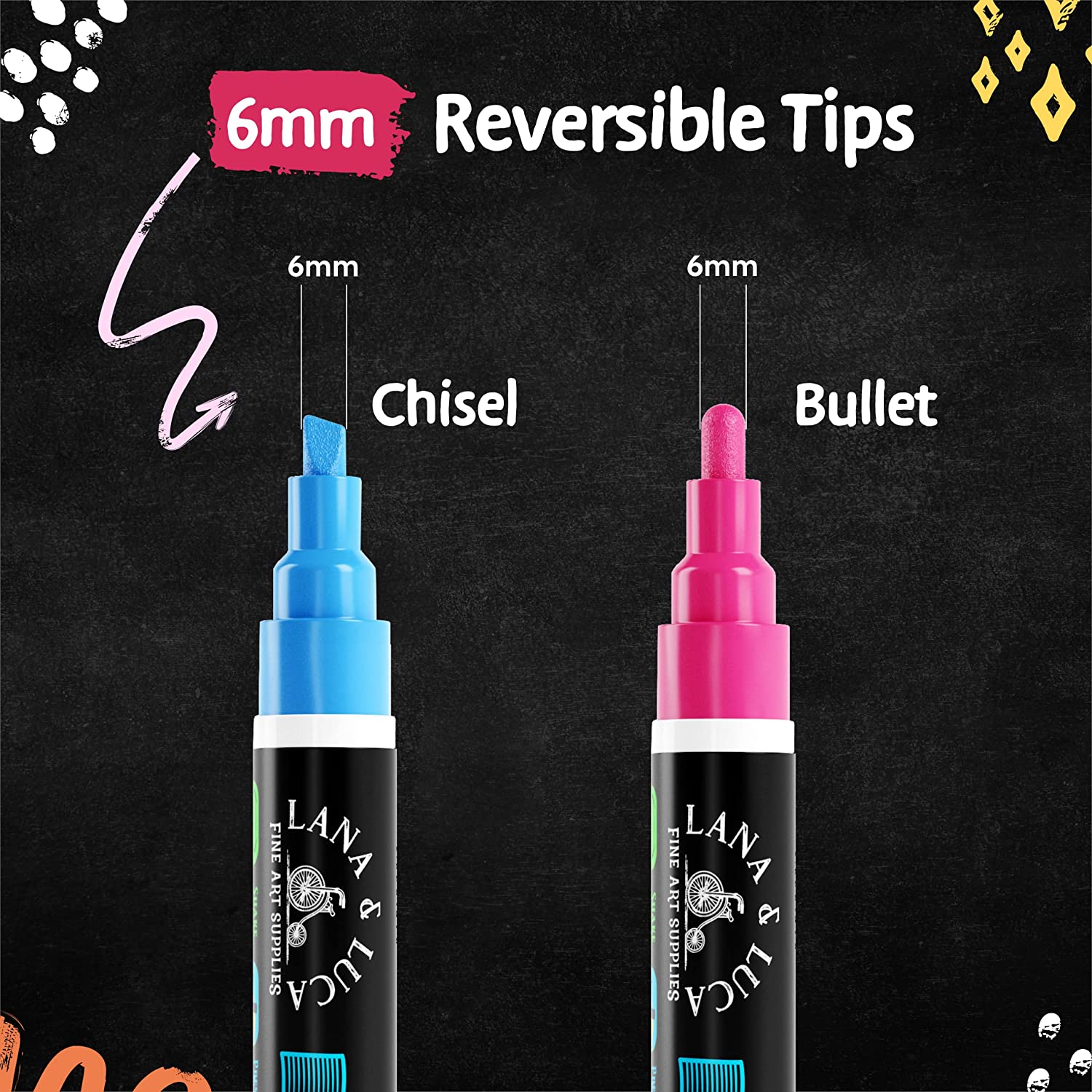 Liquid Chalk Markers (20 Pack) - Lana & Luca